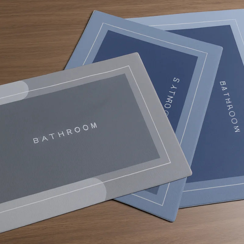 Alfombra de Baño Antideslizante Absorbente Secado Rápido 38x58cm