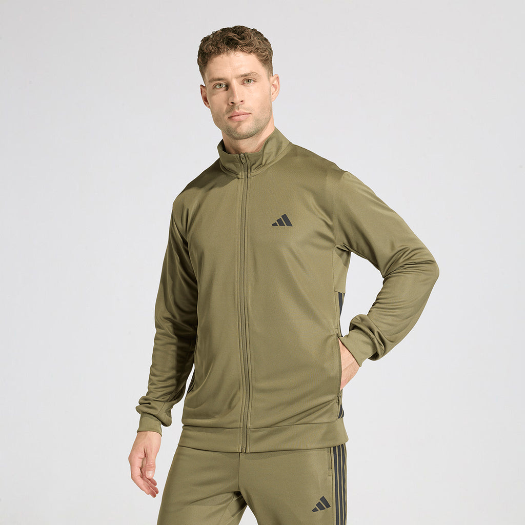 Buzo con Cierre Entrenamiento adidas Essentials 3 Tiras Hombre