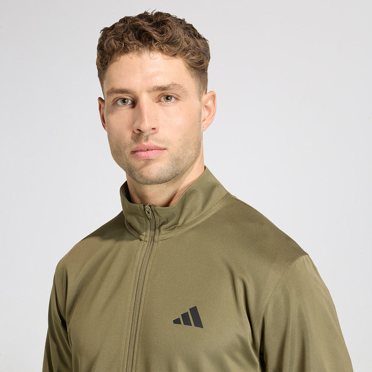 Buzo con Cierre Entrenamiento adidas Essentials 3 Tiras Hombre