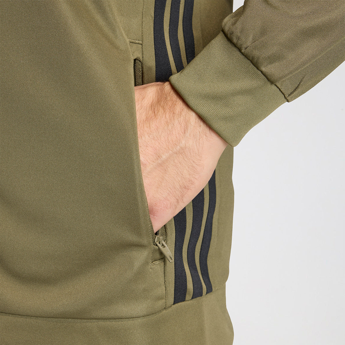 Buzo con Cierre Entrenamiento adidas Essentials 3 Tiras Hombre