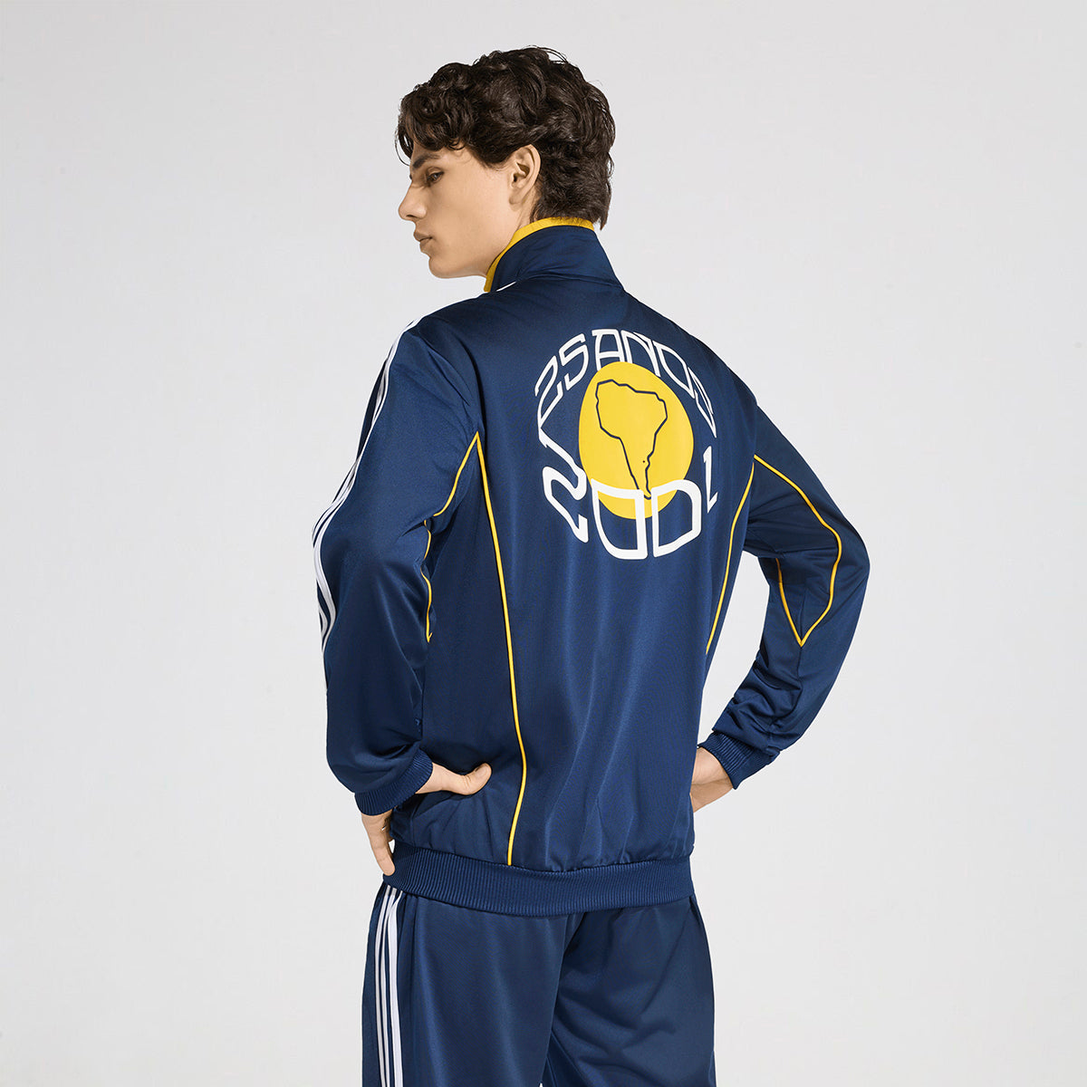 Buzo con Cierre Boca Juniors adidas 25 Aniversario Hombre