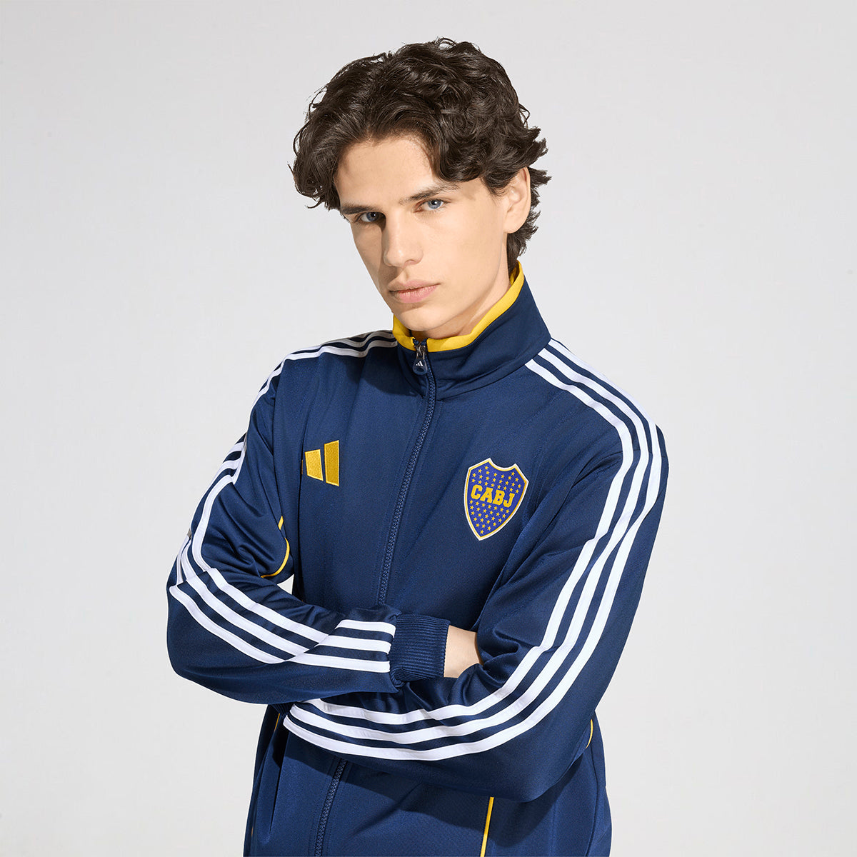 Buzo con Cierre Boca Juniors adidas 25 Aniversario Hombre