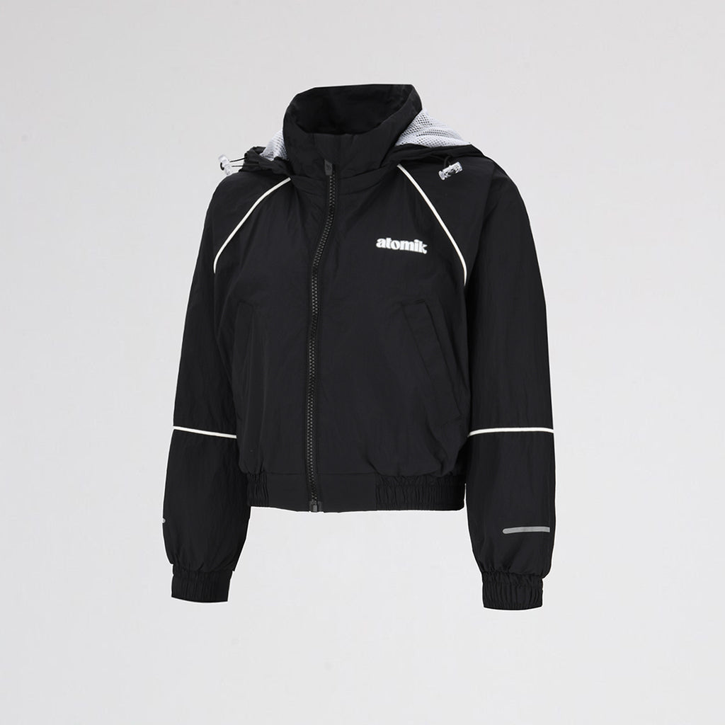 Campera Atomik Soft Windbreaker Niña con capucha