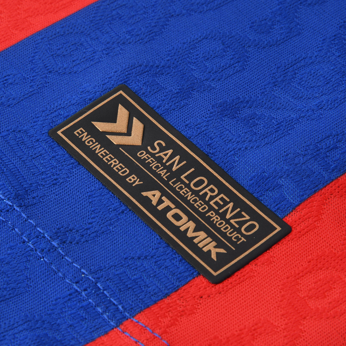 Conjunto San Lorenzo Atomik Titular Mini 2026 Infantil