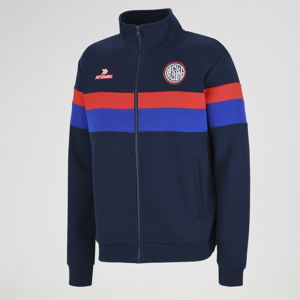 Buzo con Cierre San Lorenzo Atomik Retro Stripes 2026 Hombre