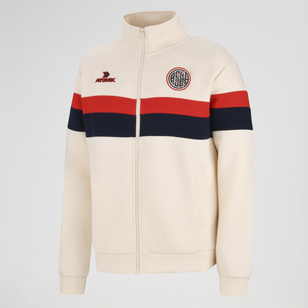 Buzo con Cierre San Lorenzo Atomik Retro Stripes Fz 2026 Hombre