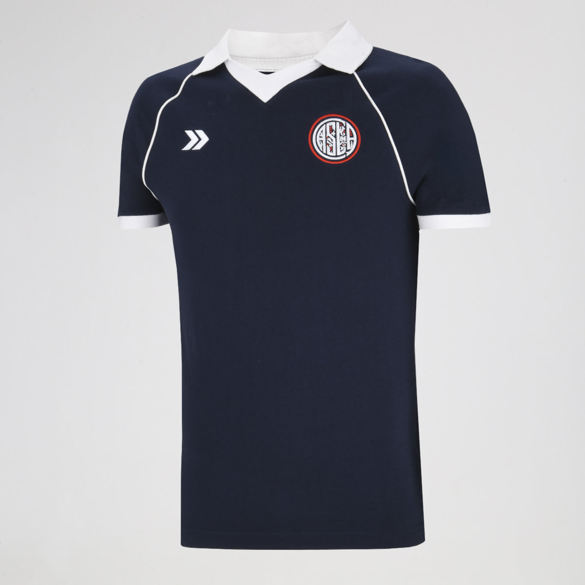 Remera San Lorenzo Atomik Retro Ranglan Mc Polo 2026 Hombre