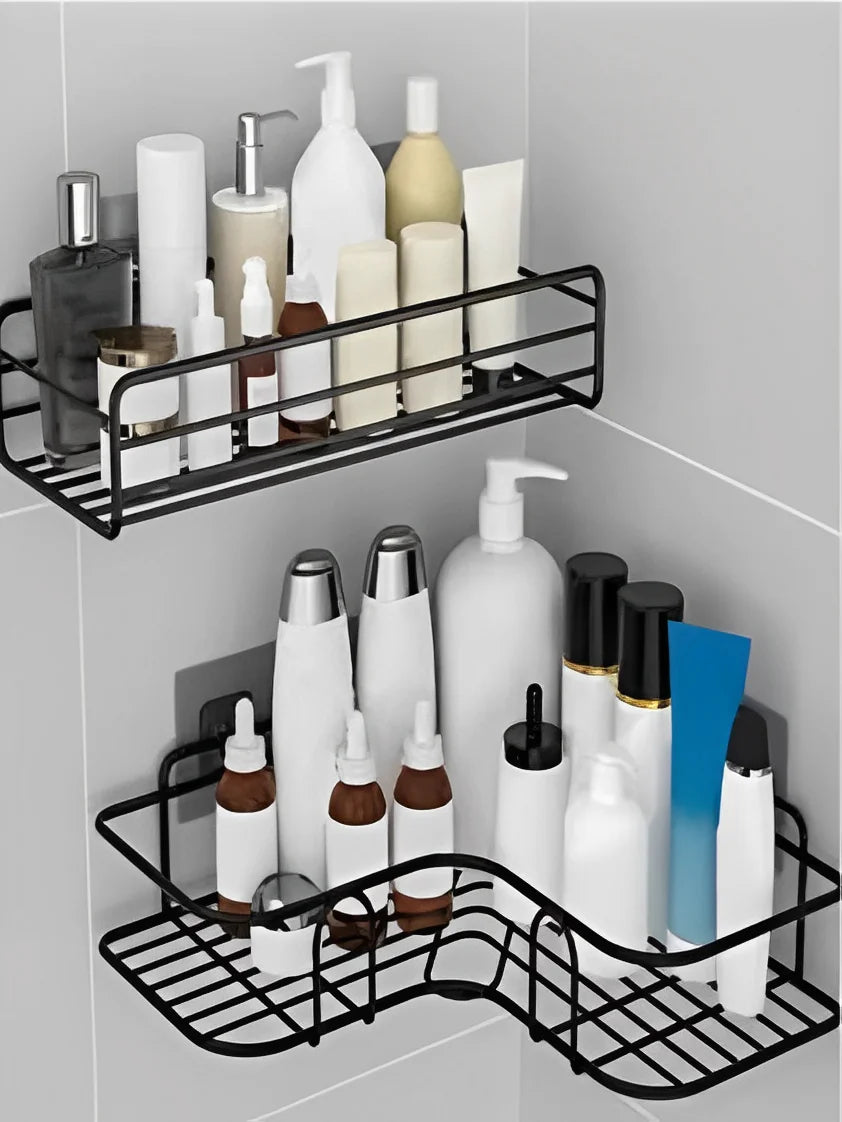 Kit de 2 Repisas Adhesivas para Shampoo y Jabón