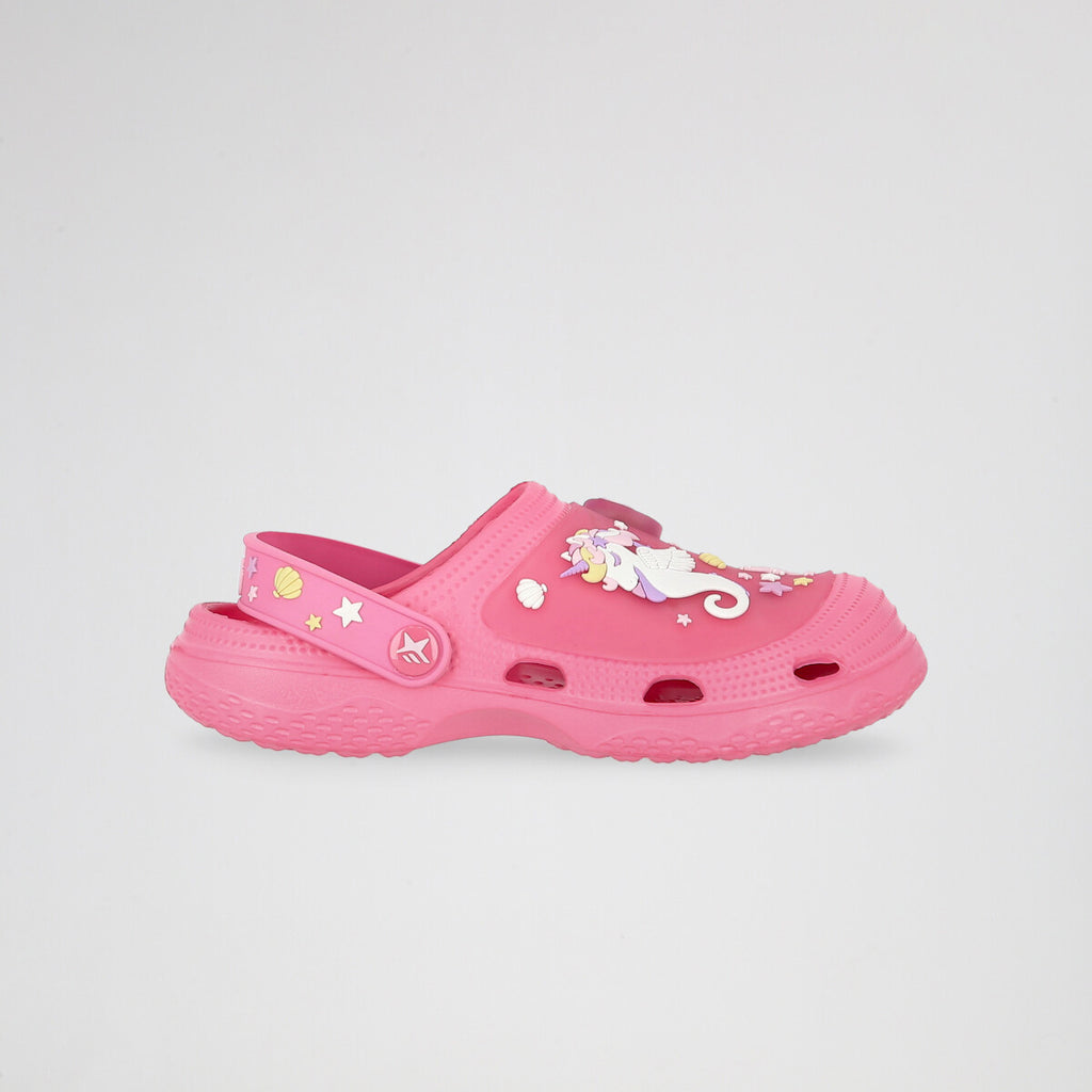 Zuecos Footy Con Luz Océano Goma Infantil