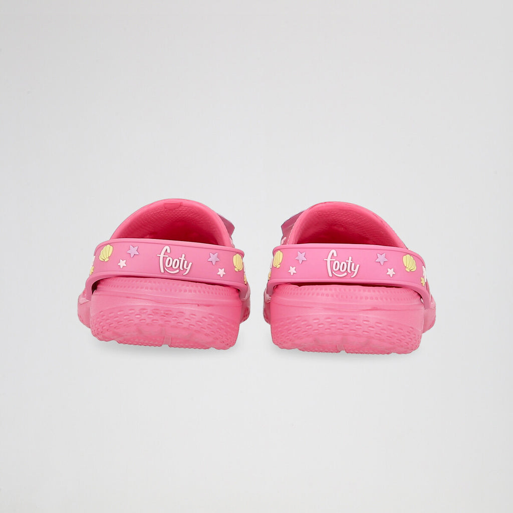 Zuecos Footy Con Luz Océano Goma Infantil