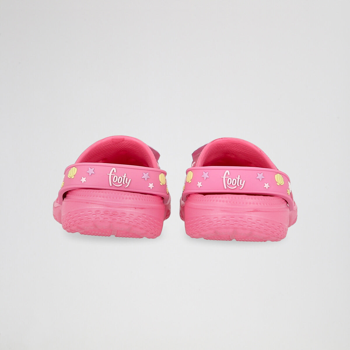 Zuecos Footy Con Luz Océano Goma Infantil