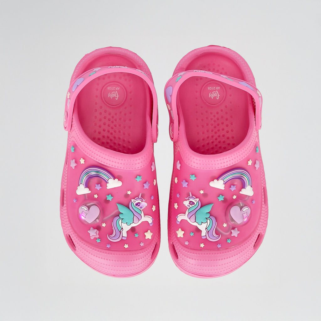 Zuecos Footy Clogs Unicornio Infantil