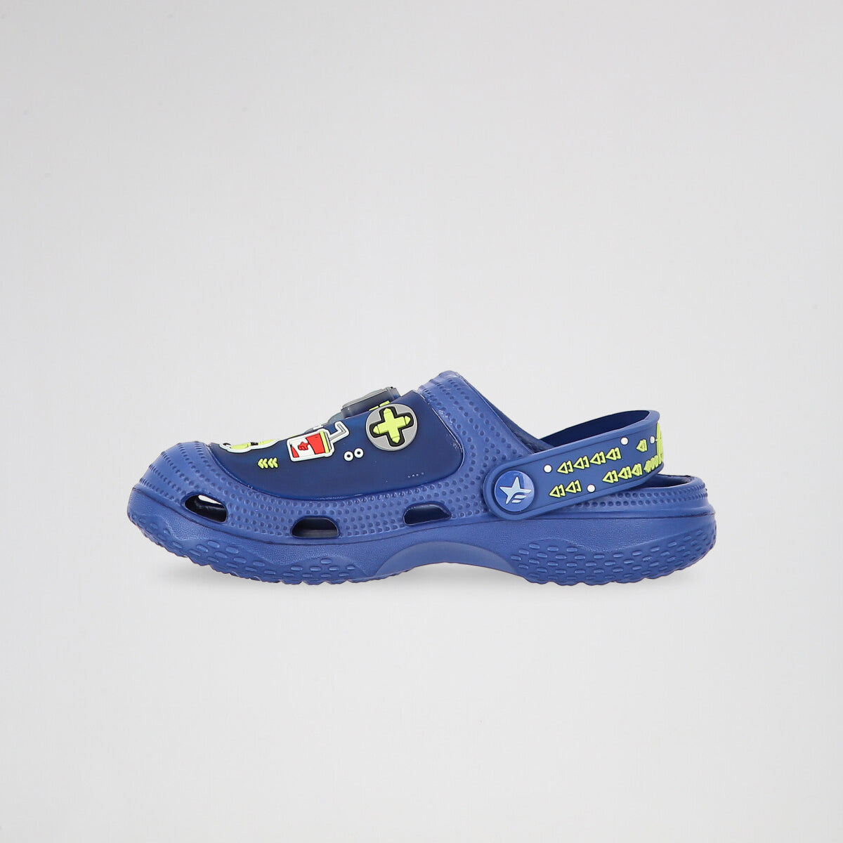 Zuecos Footy Gamer Con Luz Infantil