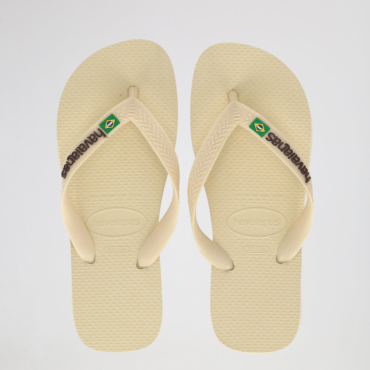 Ojotas Havaianas Brasil Logo goma Natación
