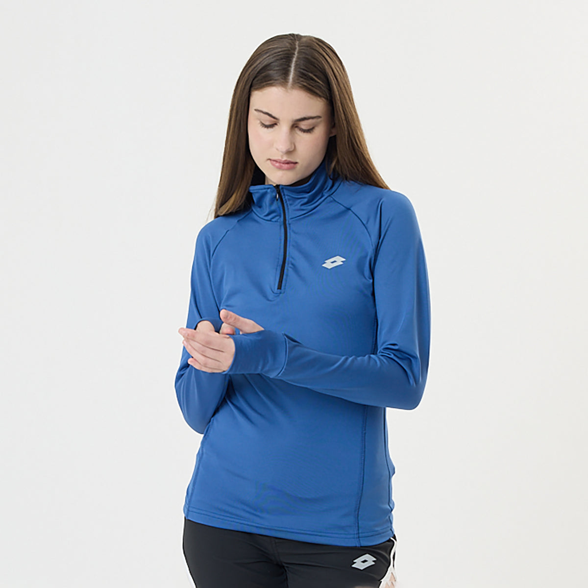 Buzo Entrenamiento Lotto Half Zipper X-fit Mujer