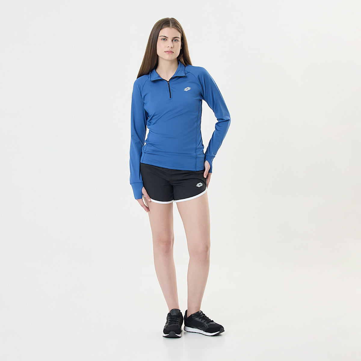 Buzo Entrenamiento Lotto Half Zipper X-fit Mujer