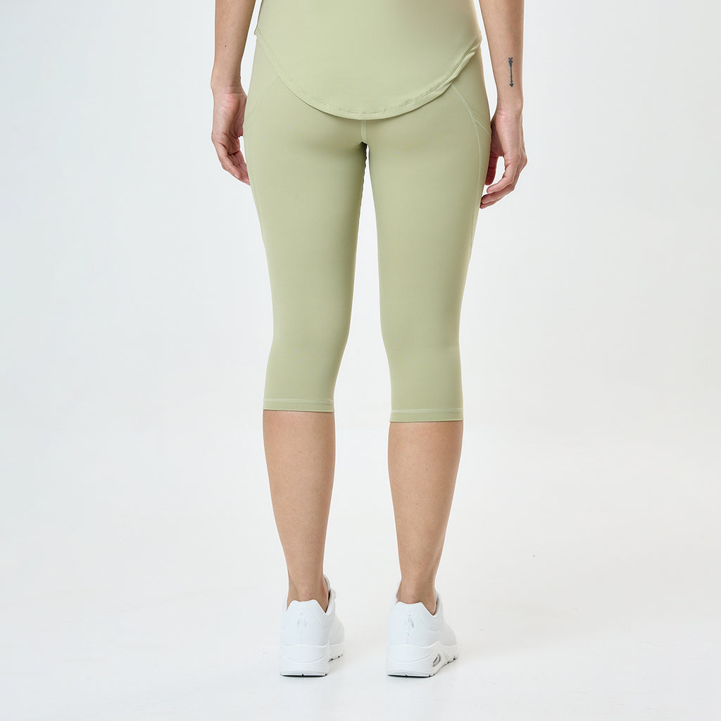 Calza Loop Up Pure Lotus W- Lift Up Mujer- 3 4 - Con Bolsillos Laterales