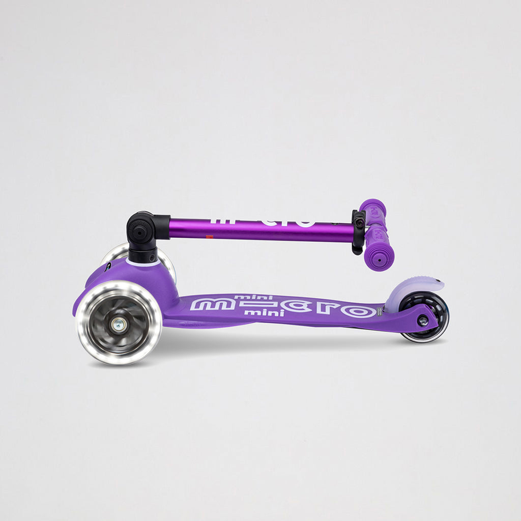 Monopatín Micro Deluxe Plegable Led Infantil