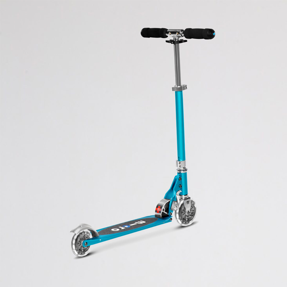Monopatín Micro Ocean Blue Plegable Led Infantil