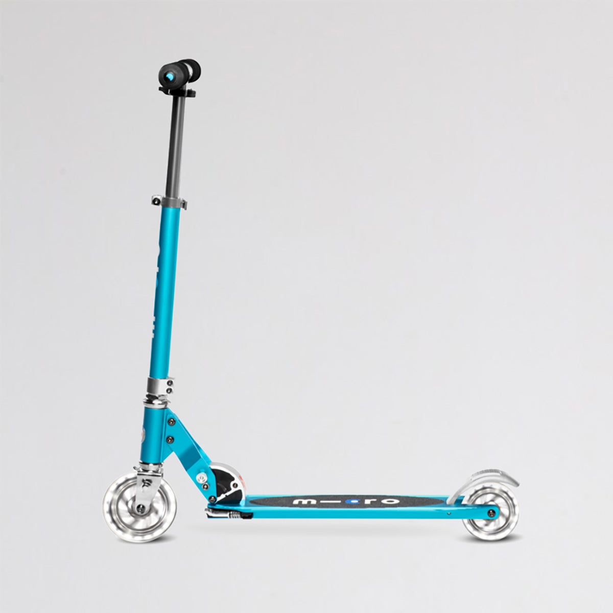 Monopatín Micro Ocean Blue Plegable Led Infantil