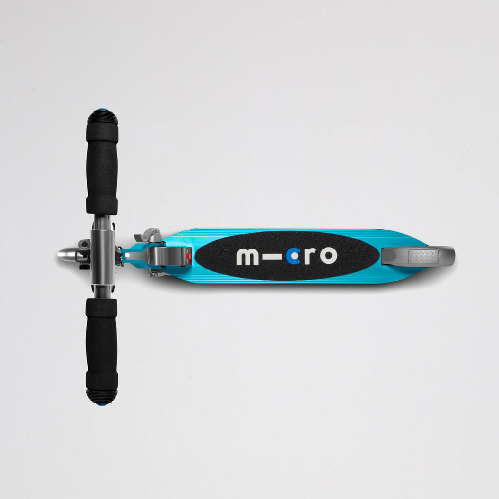 Monopatín Micro Ocean Blue Plegable Led Infantil