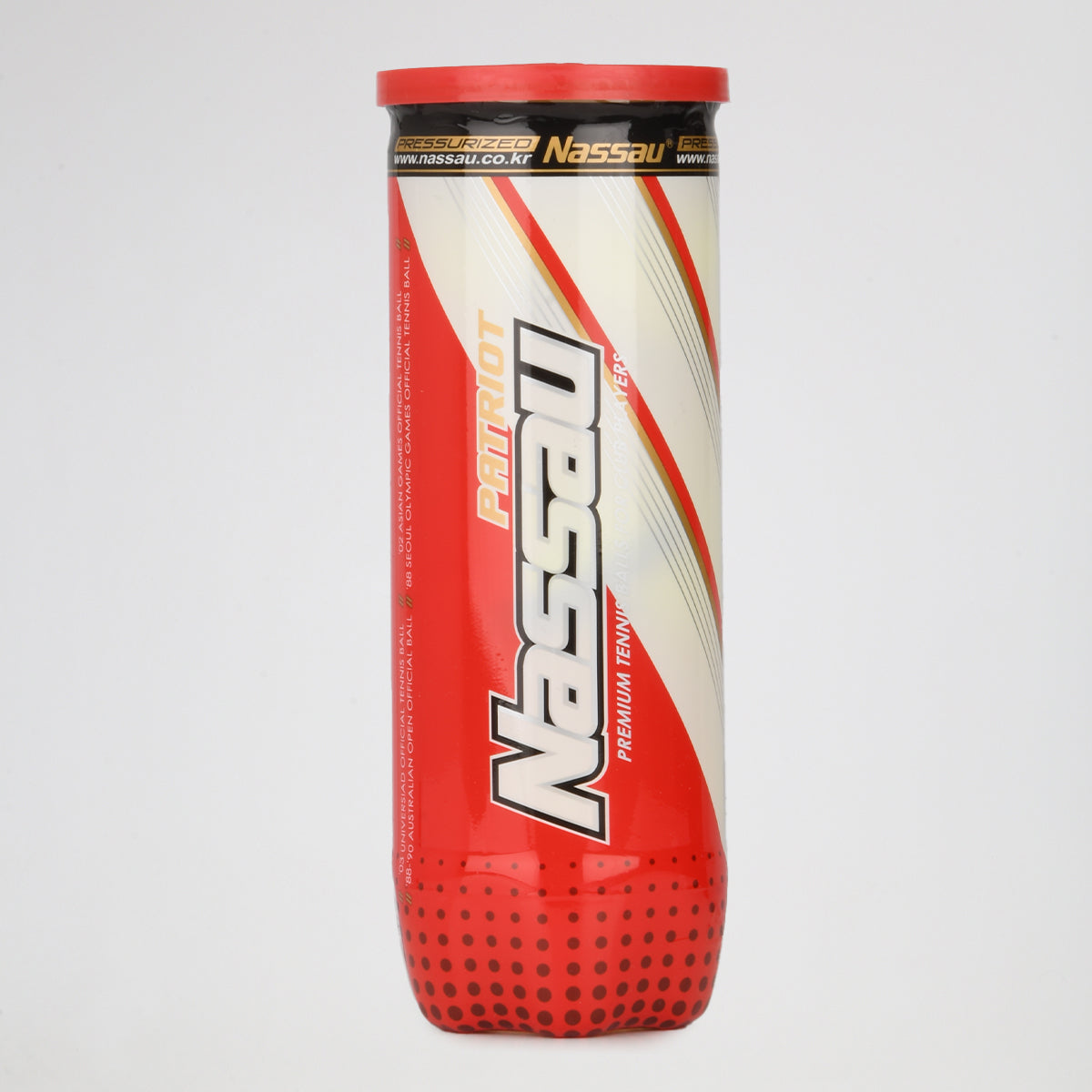 Tubo de Pelotas Tenis Nassau Patriot X3