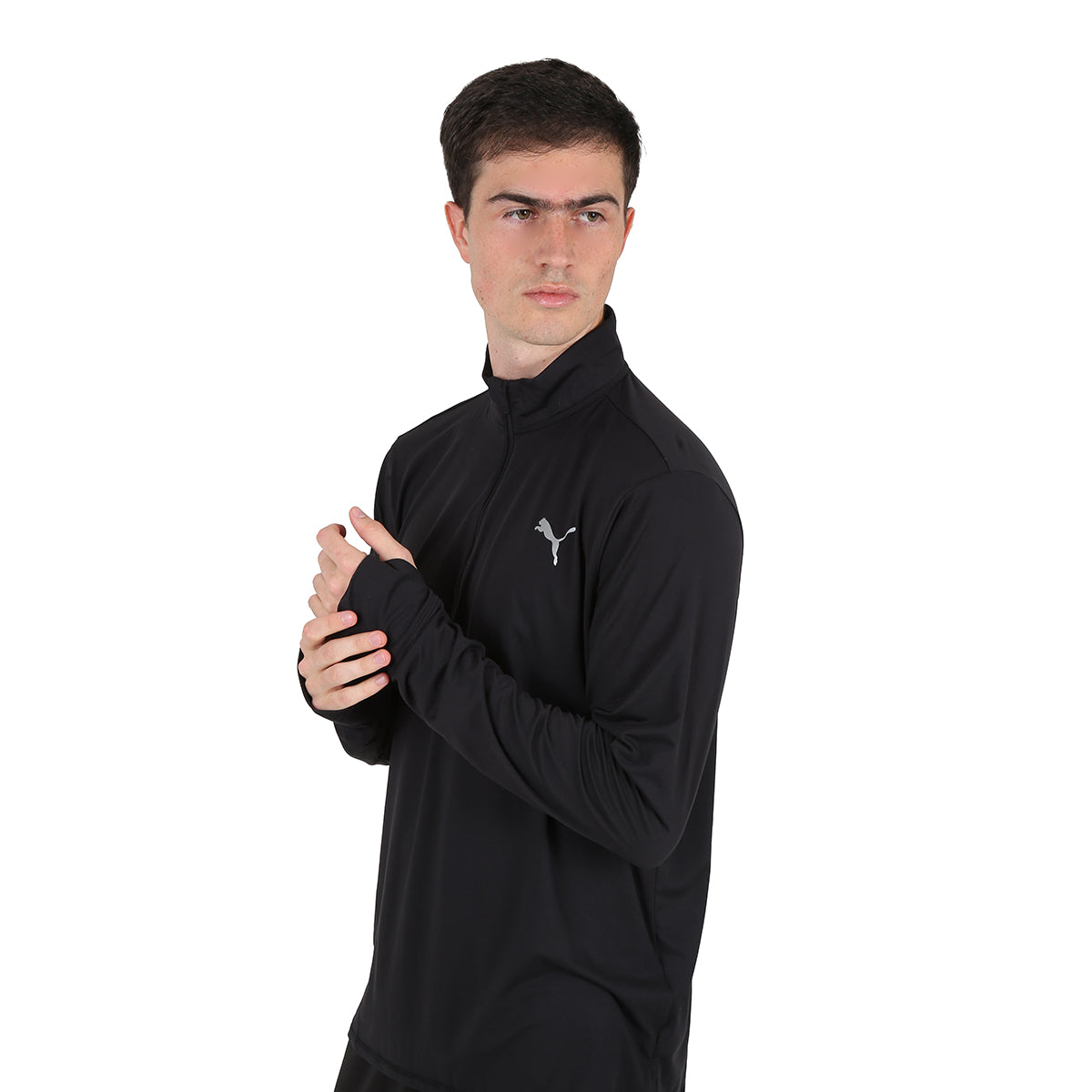 Remera Entrenamiento Puma Run Favorite 1 4 Zip Hombre