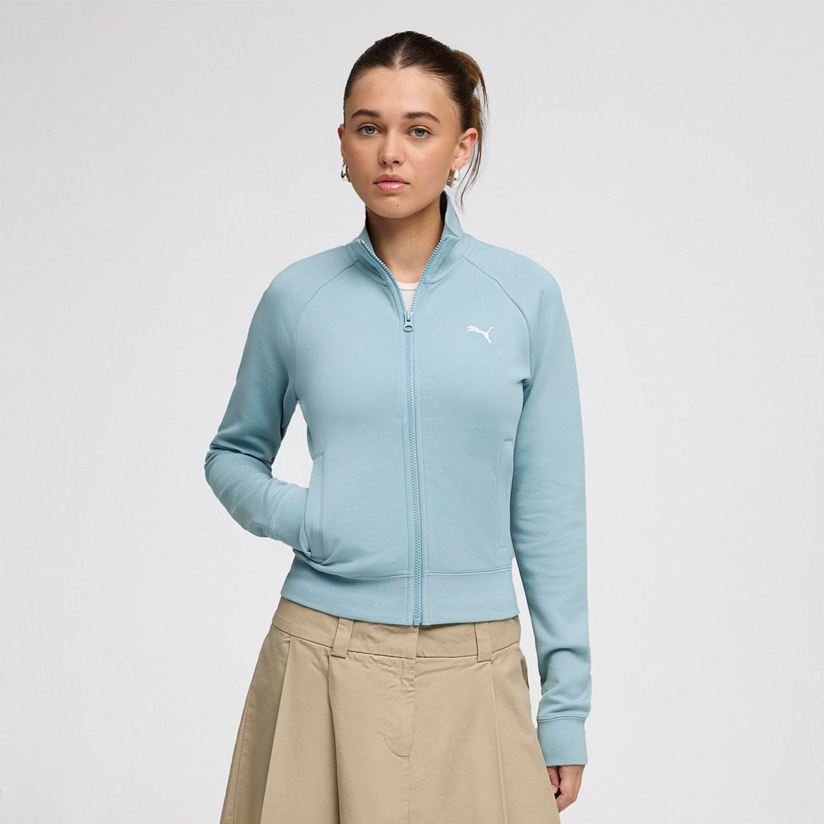 Buzo con Cierre Puma Essentials Semi Ajustado Mujer