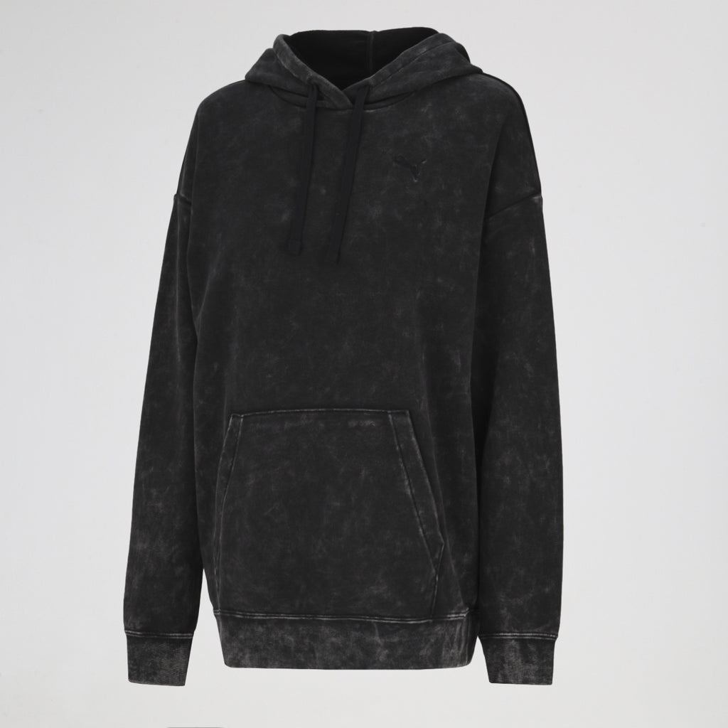 Buzo Puma Ess Elevated Relaxed Wash Mujer