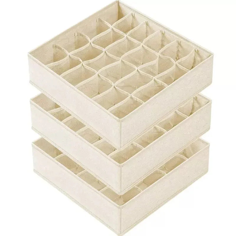 Organizador de Cajones Plegable para Ropa Interior, Medias y Corpiños