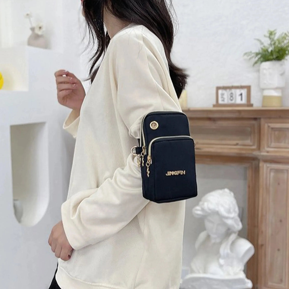 Bandolera Mini Crossbody para Celular con Bolsillo Monedero