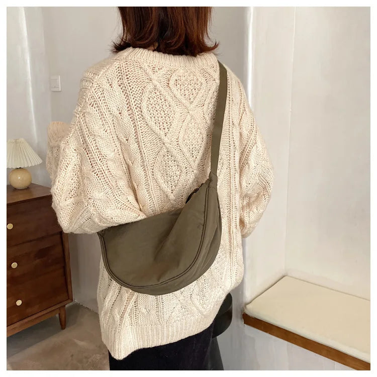 Bandolera de Nylon Grande para Mujer