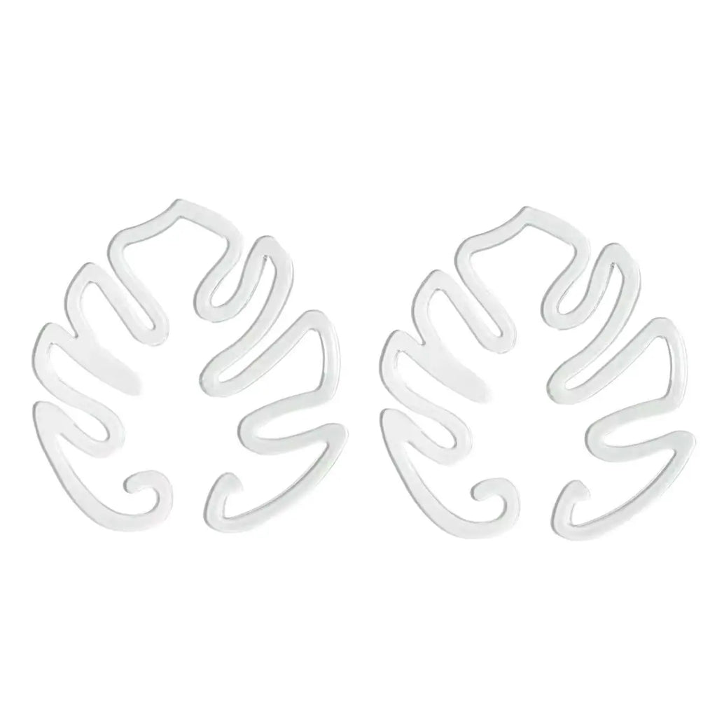 Soporte para Plantas Forma de Hoja Monstera