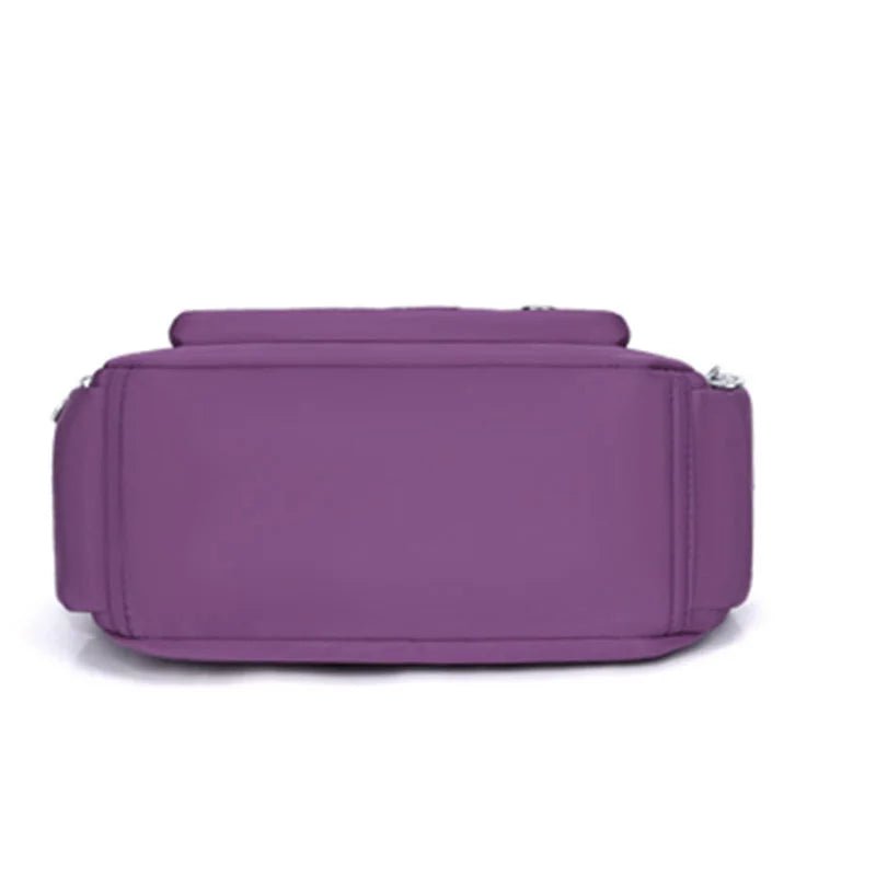 Bandolera de Nylon Multicompartimento con Correa Ajustable