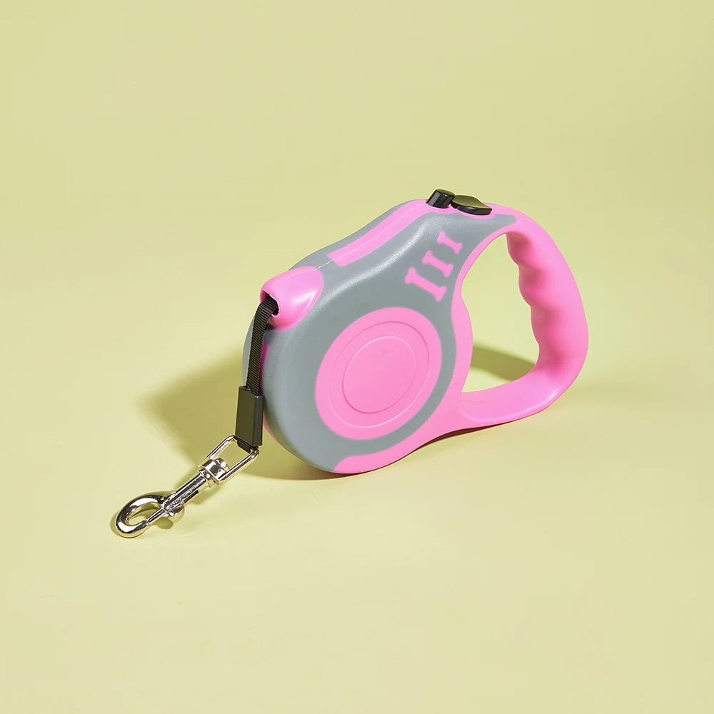 Correa Retráctil para Perros de Nylon Resistente 3 m / 5 m
