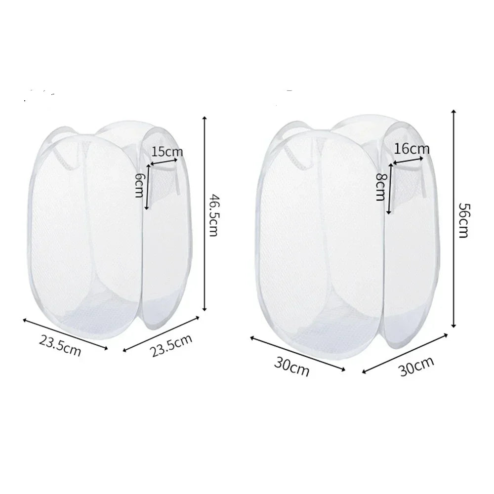 Canasto Plegable Ventilado para Ropa, Gran Capacidad