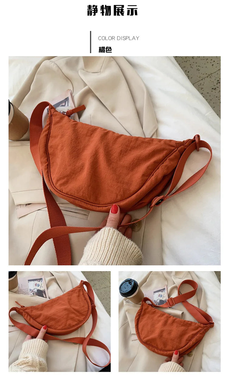 Bandolera de Nylon Grande para Mujer