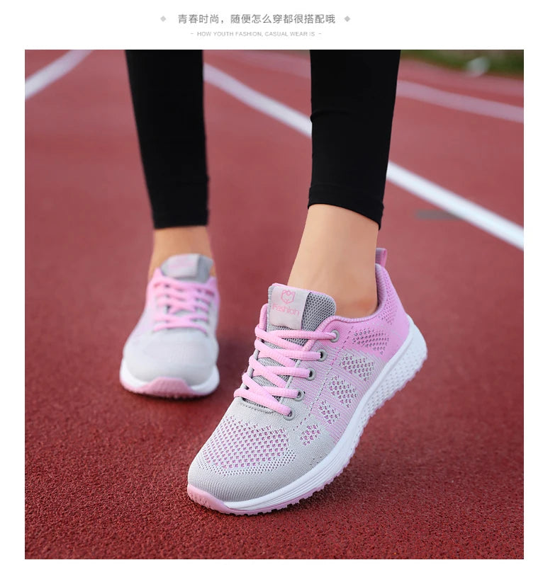 Zapatillas Deportivas de Mujer Plataforma Transpirable