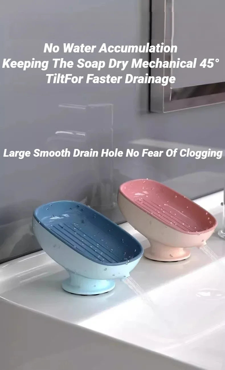 Jabonera Autodrenante con Ventosa para Baño y Cocina