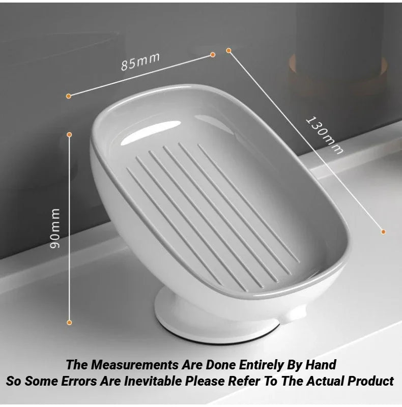 Jabonera Autodrenante con Ventosa para Baño y Cocina