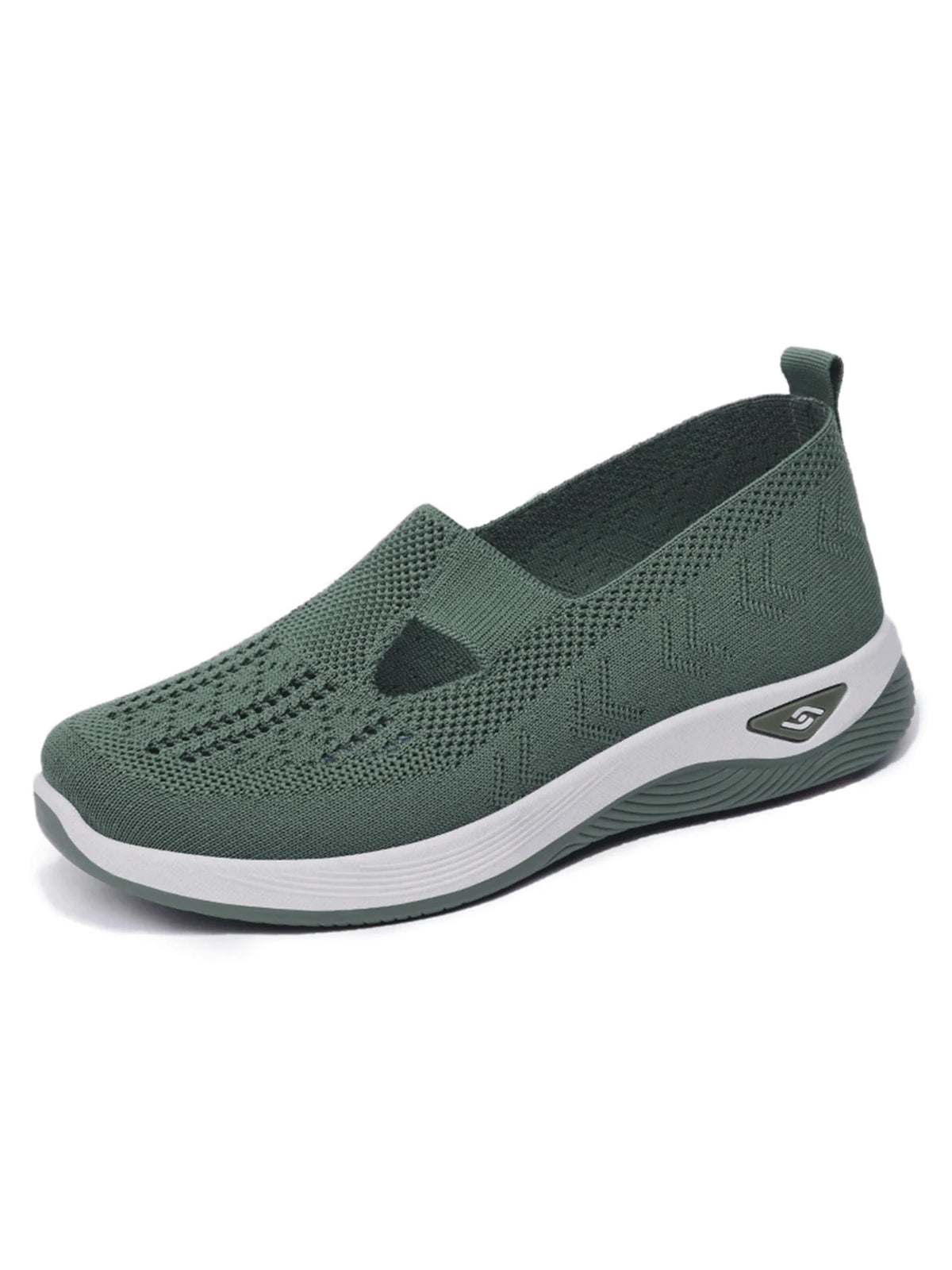 Zapatillas de mujer tejidas, livianas y transpirables