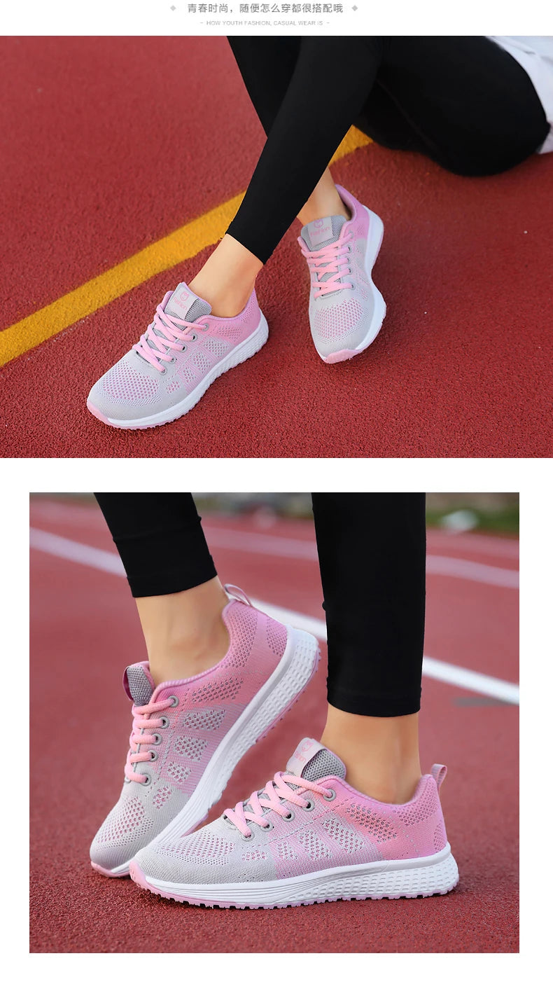 Zapatillas Deportivas de Mujer Plataforma Transpirable