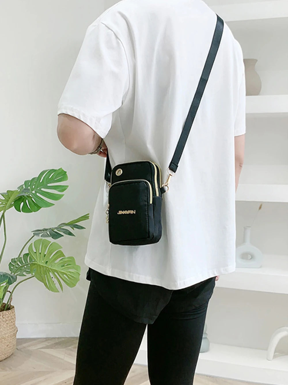 Bandolera Mini Crossbody para Celular con Bolsillo Monedero