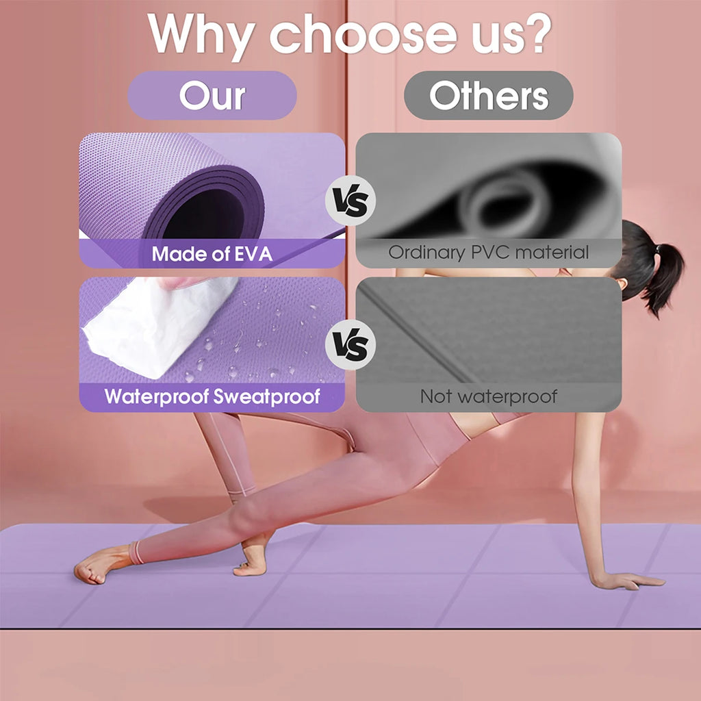 Mat de Yoga Plegable de EVA Ecológico para Pilates y Fitness