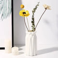 Florero de Plástico Nórdico Compacto para Flores y Decoración