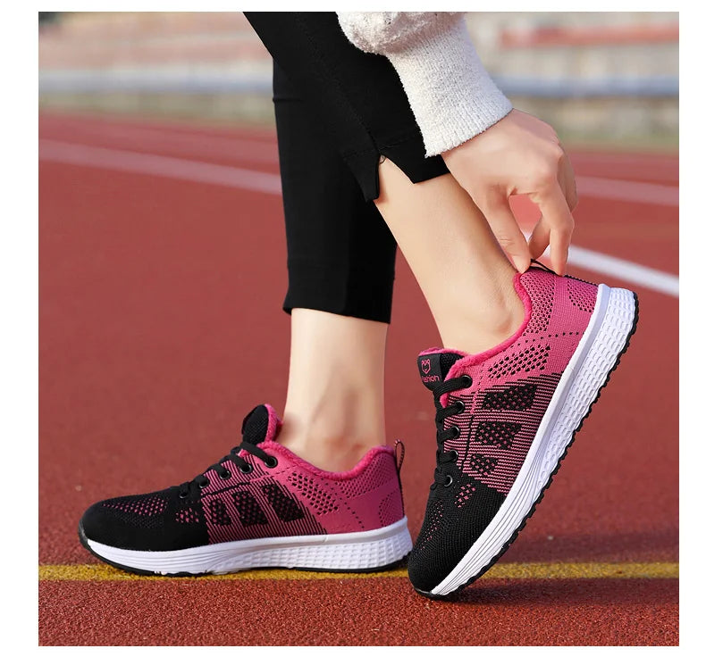 Zapatillas Deportivas de Mujer Plataforma Transpirable