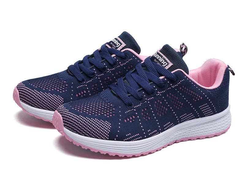 Zapatillas Deportivas de Mujer en Malla Transpirable y Liviana