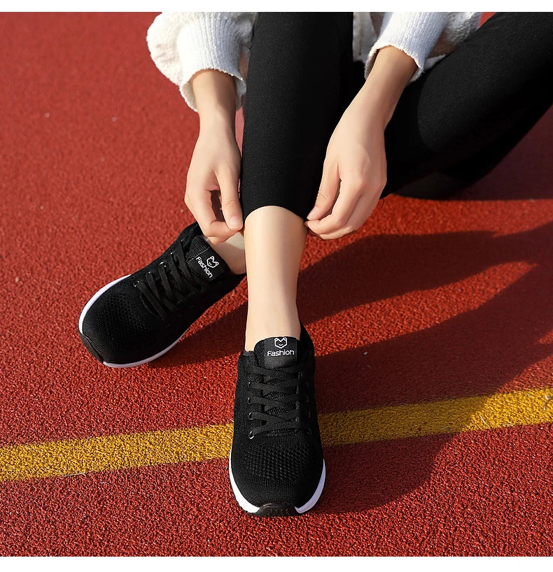 Zapatillas Deportivas de Mujer Plataforma Transpirable