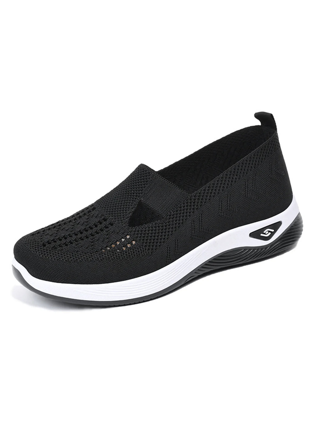 Zapatillas de mujer tejidas, livianas y transpirables