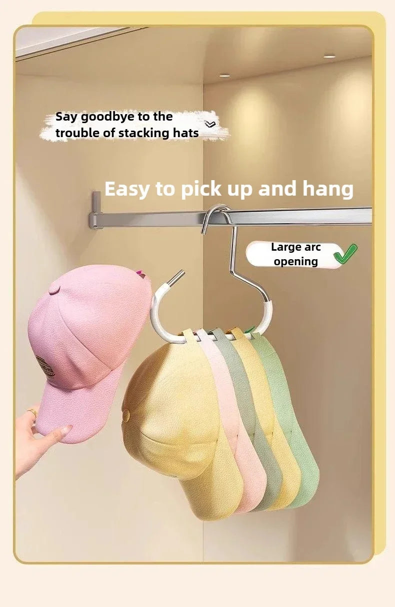 Percha Circular Multifunción para Gorras, Bufandas y Corbatas